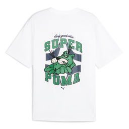 Graphics Super Erkek Beyaz Günlük Stil T-Shirt 62963902