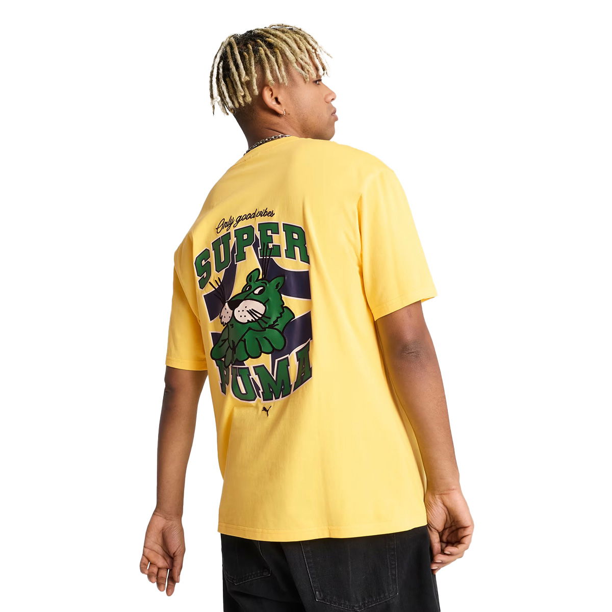 Graphics Super Erkek Sarı Günlük Stil T-Shirt 62963955