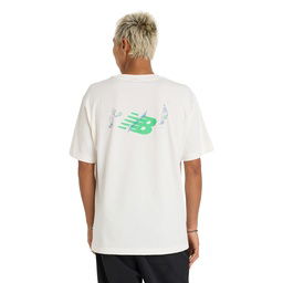 Athletics Tennis Cartoon Erkek Beyaz Günlük Stil T-Shirt MT51903-SST