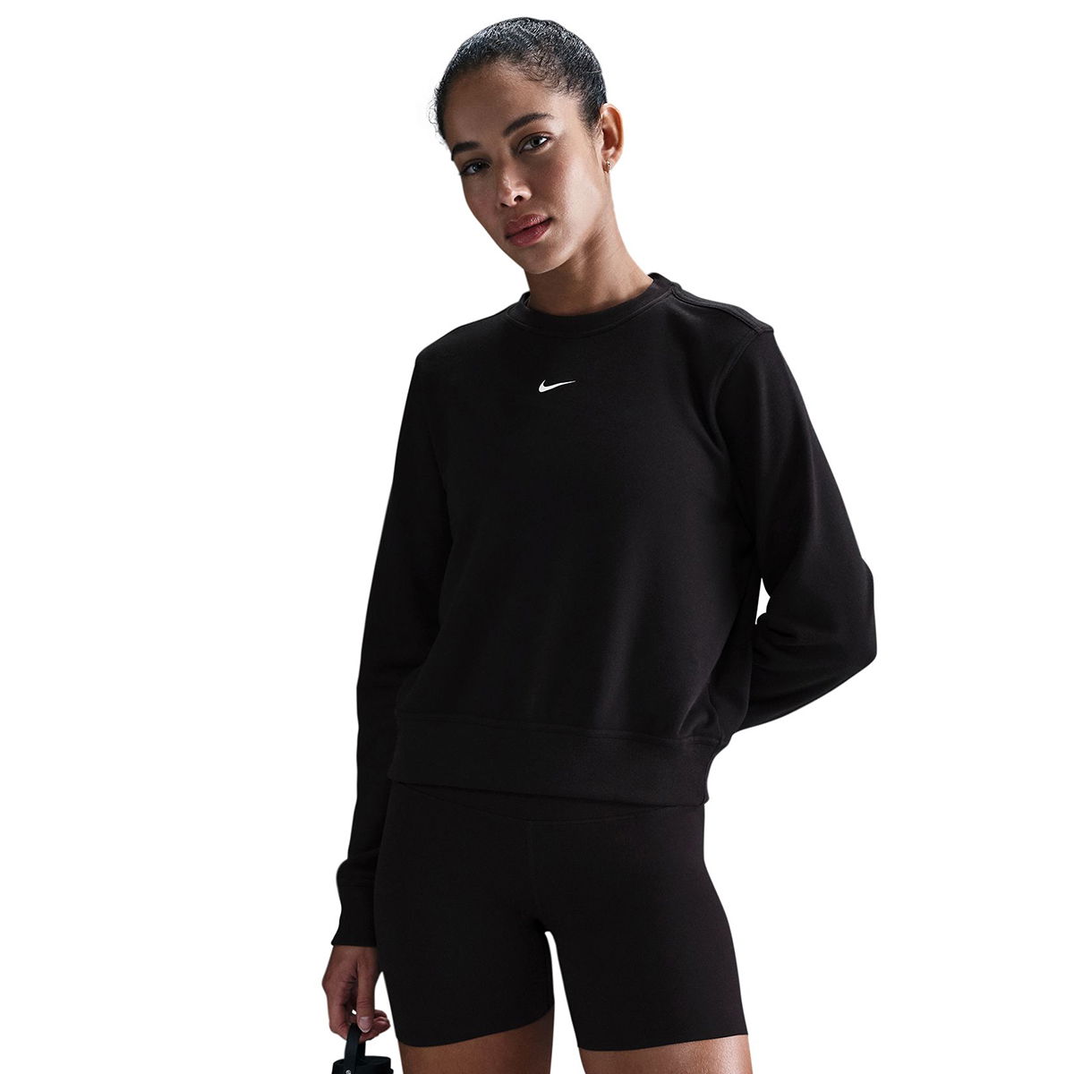 One Dri-Fit Kadın Siyah Antrenman Sweatshirt IB1450-010
