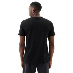 V-Everyday Soft Erkek Siyah Günlük Stil T-Shirt 856659010