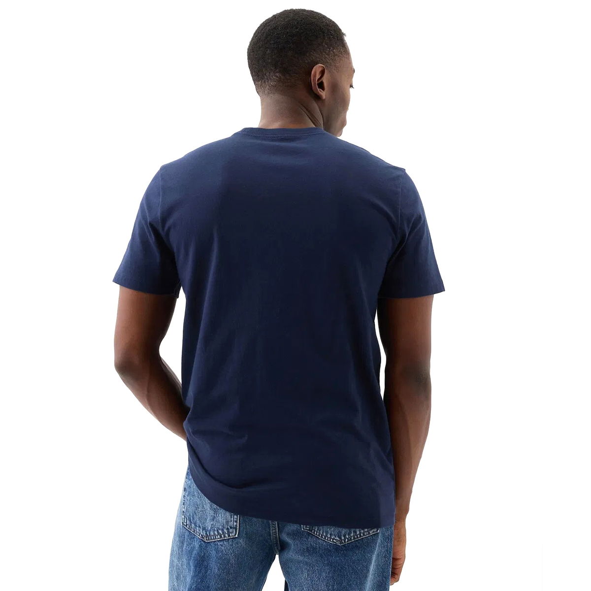 V-Everyday Soft Erkek Mavi Günlük Stil T-Shirt 856659004