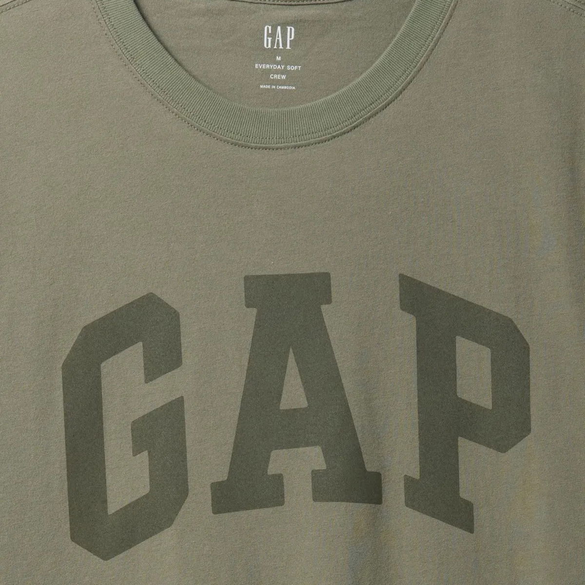 V-Everyday Soft Erkek Yeşil Günlük Stil T-Shirt 856659018