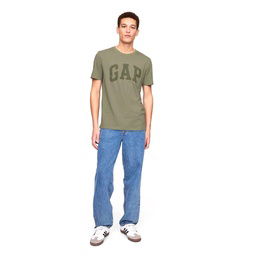 V-Everyday Soft Erkek Yeşil Günlük Stil T-Shirt 856659018