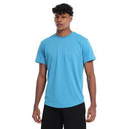 Ognian3 Erkek Mavi Günlük Stil T-Shirt 25YE021-MAVI
