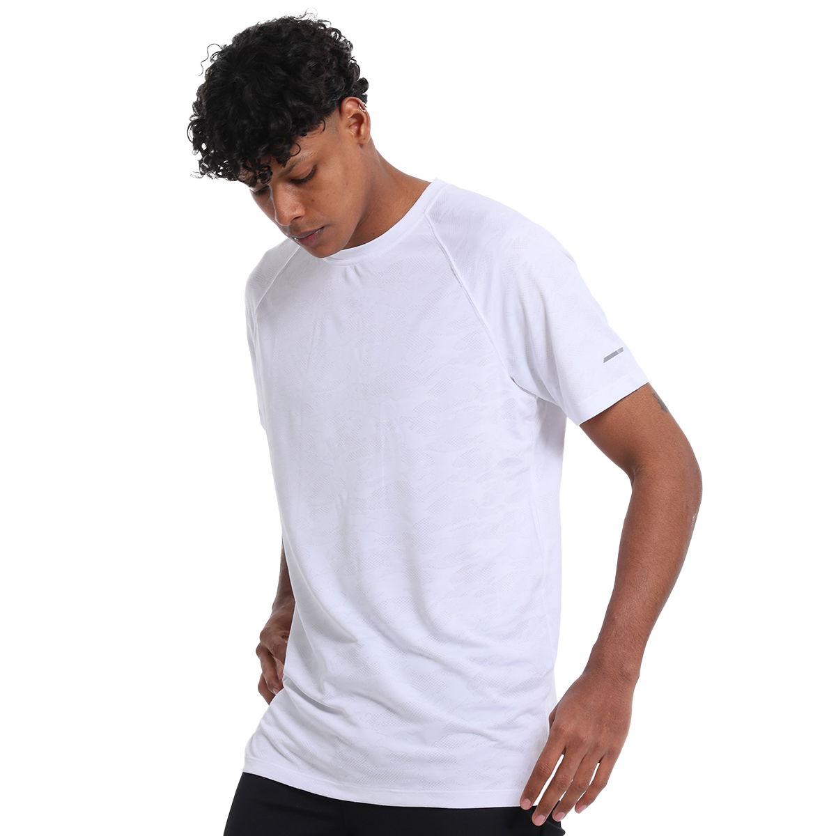 Atami Erkek Beyaz Koşu T-Shirt 25YE009-BYZ