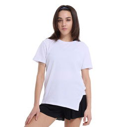 Aso Kadın Beyaz Günlük Stil T-Shirt 25YK014-BYZ