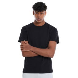Kofu Erkek Siyah Günlük Stil T-Shirt 25YE020-SYH
