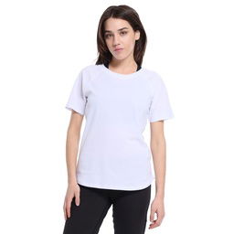 Mine Kadın Beyaz Günlük Stil T-Shirt 25YK018-BYZ