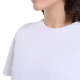 Ube Kadın Beyaz Günlük Stil T-Shirt 25YK015-BYZ