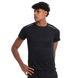 Conforto 4 Erkek Siyah Koşu T-Shirt 25YE007-SYH