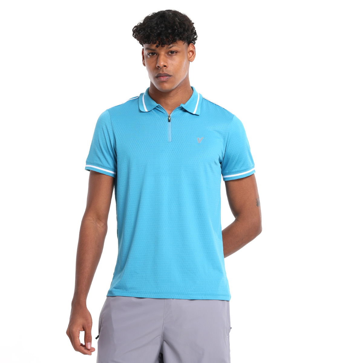 Nagoya Erkek Mavi Koşu T-Shirt 25YE001-MAVI