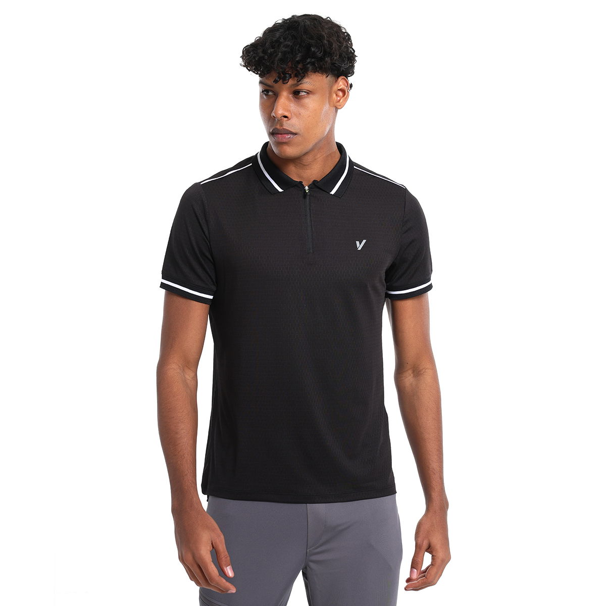 Nagoya Erkek Siyah Koşu T-Shirt 25YE001-SYH