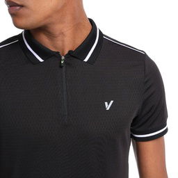 Nagoya Erkek Siyah Koşu T-Shirt 25YE001-SYH