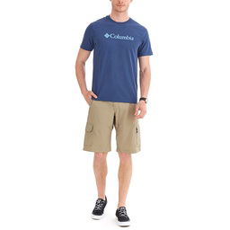Basic Big Logo Erkek Mavi Outdoor T-Shirt CS0287-480