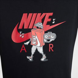 Tee Boxy 2 Çocuk Siyah Günlük Stil T-Shirt HM5661-010