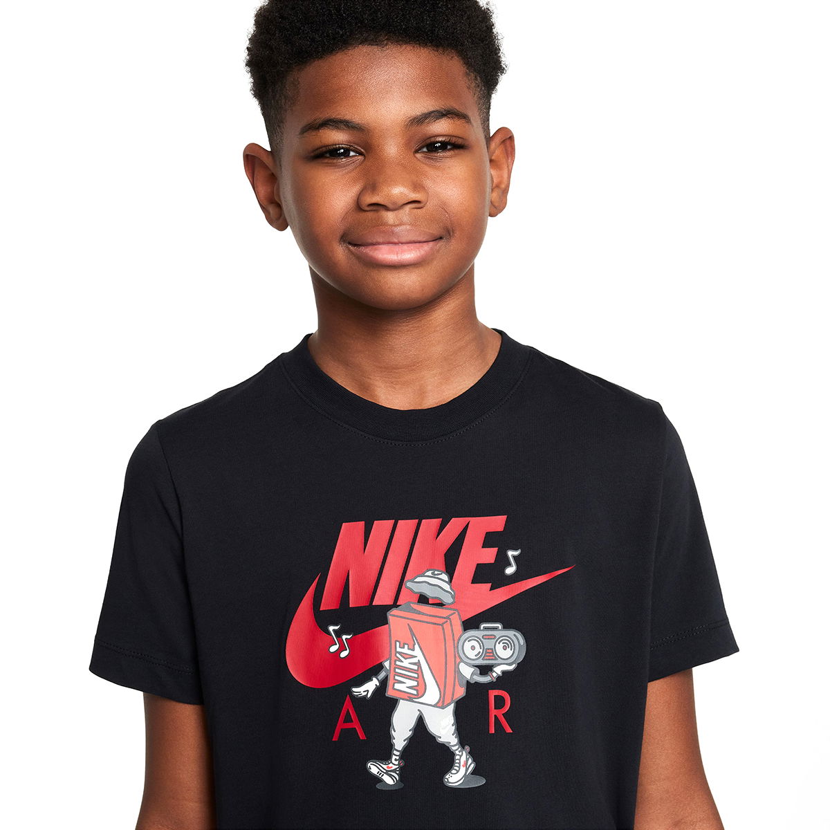 Tee Boxy 2 Çocuk Siyah Günlük Stil T-Shirt HM5661-010