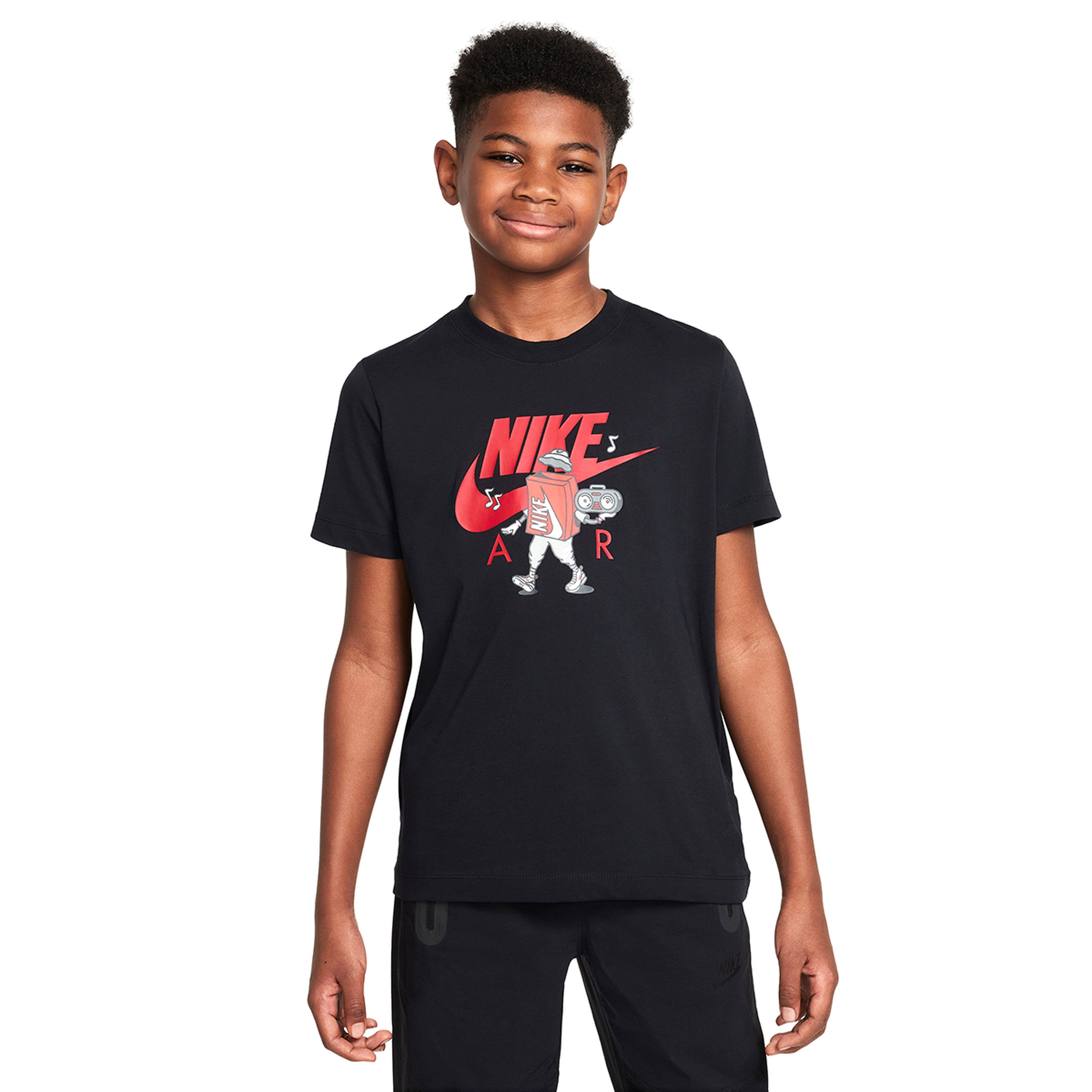 Tee Boxy 2 Çocuk Siyah Günlük Stil T-Shirt HM5661-010