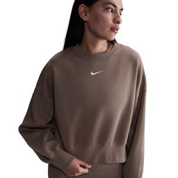 Phoenix Kadın Kahverengi Günlük Stil Sweatshirt DQ5761-233