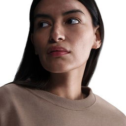 Phoenix Kadın Kahverengi Günlük Stil Sweatshirt DQ5761-233