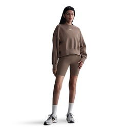 Phoenix Kadın Kahverengi Günlük Stil Sweatshirt DQ5761-233