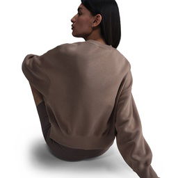 Phoenix Kadın Kahverengi Günlük Stil Sweatshirt DQ5761-233