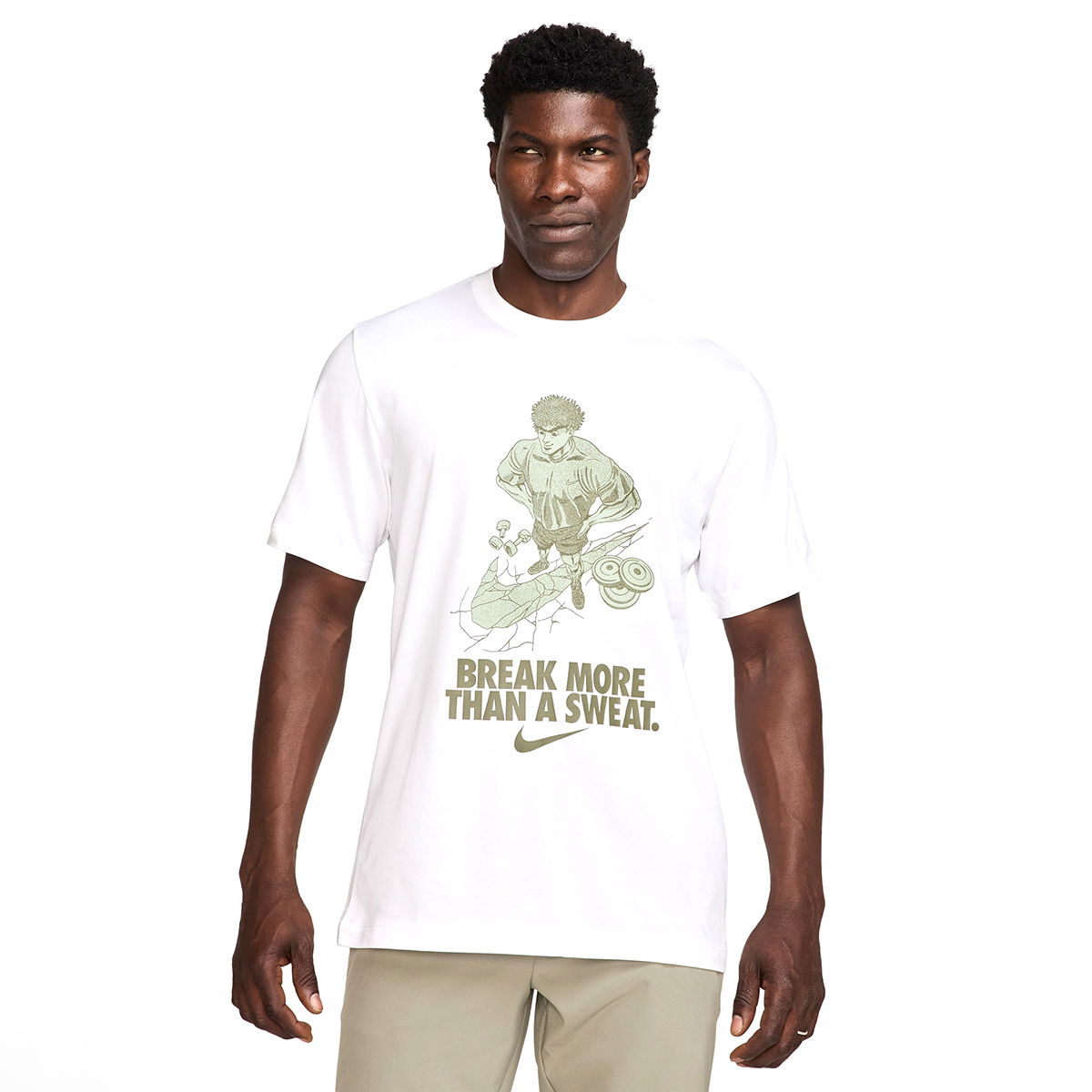 Dri-Fit Erkek Beyaz Günlük Stil T-Shirt HJ3611-100