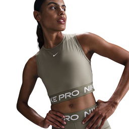 Pro Dri-Fit 365 Crop Kadın Gri Antrenman Atlet FZ3615-320