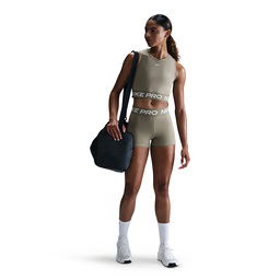 Pro Dri-Fit 365 Crop Kadın Gri Antrenman Atlet FZ3615-320