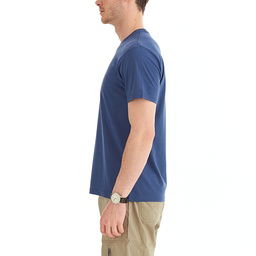 Basic Big Logo Erkek Mavi Outdoor T-Shirt CS0287-480