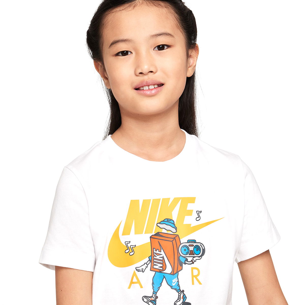 Tee Boxy 2 Çocuk Beyaz Günlük Stil T-Shirt HM5661-100