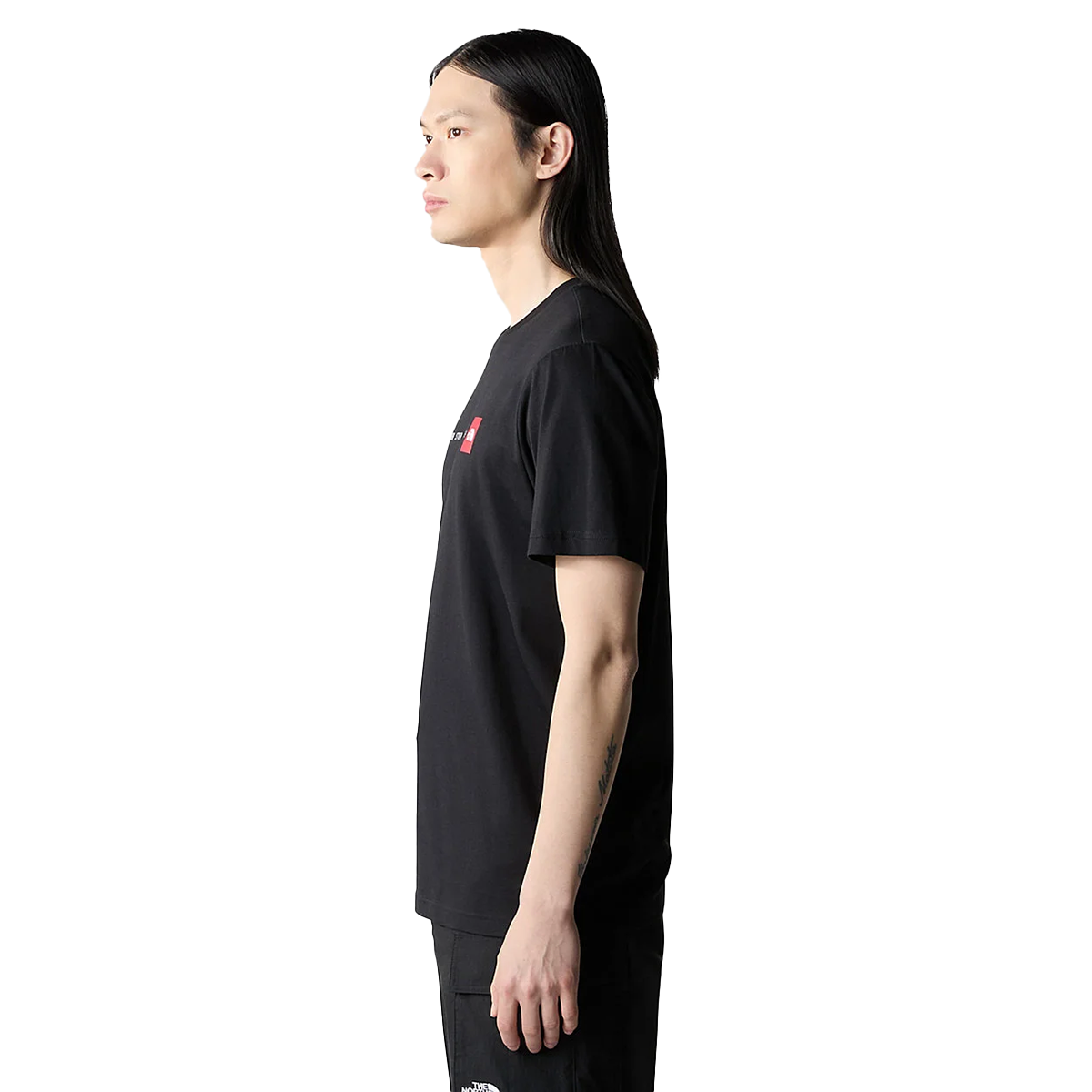 Never Stop Exploring Erkek Siyah Outdoor T-Shirt NF0A87NSJK31