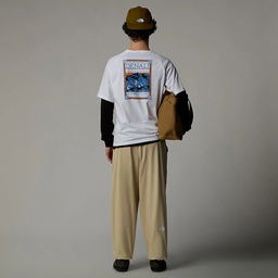 Nf Erkek Beyaz Outdoor T-Shirt NF0A87NUFN41