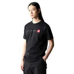 Never Stop Exploring Erkek Siyah Outdoor T-Shirt NF0A87NSJK31