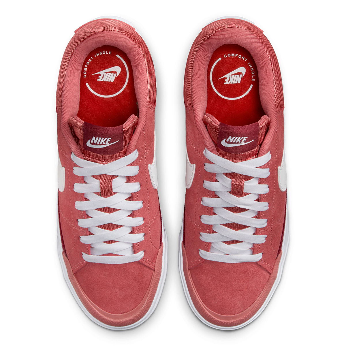 W Court Legacy Lift Kadın Kırmızı Sneaker Ayakkabı FJ1986-600