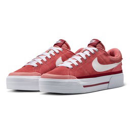 W Court Legacy Lift Kadın Kırmızı Sneaker Ayakkabı FJ1986-600