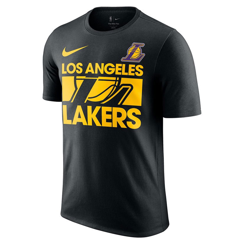 Los Angeles Lakers NBA Erkek Siyah Basketbol T-Shirt HQ0591-010