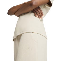 Her High-Waist Straight Kadın Bej Günlük Stil Eşofman Altı 68506187