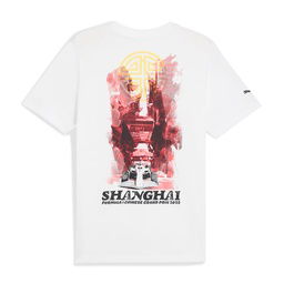 F1 China Erkek Beyaz Günlük Stil T-Shirt 63017402