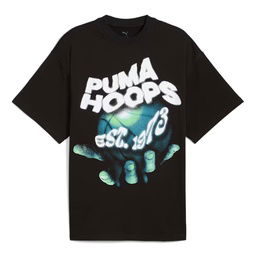Hoop Dreamz Oversized Erkek Siyah Basketbol T-Shirt 63025901