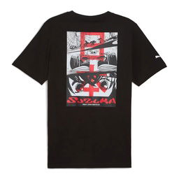 F1 Japan  Erkek Siyah Günlük Stil T-Shirt 63017501