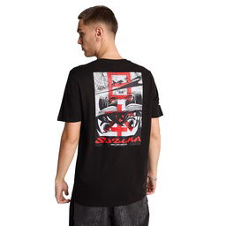 F1 Japan  Erkek Siyah Günlük Stil T-Shirt 63017501