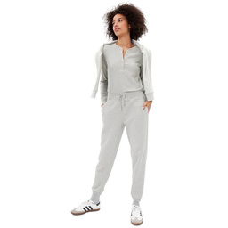 V-Gap Heritage Jogger Kadın Gri Günlük Stil Eşofman Altı 463492002