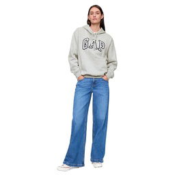 V-Gap Heritage Po Hd Kadın Gri Günlük Stil Sweatshirt 463506006