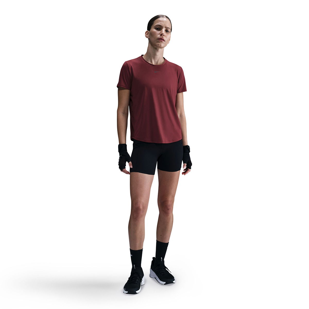 One Classic Dri-Fit Kadın Kırmızı Antrenman T-Shirt FN2798-619