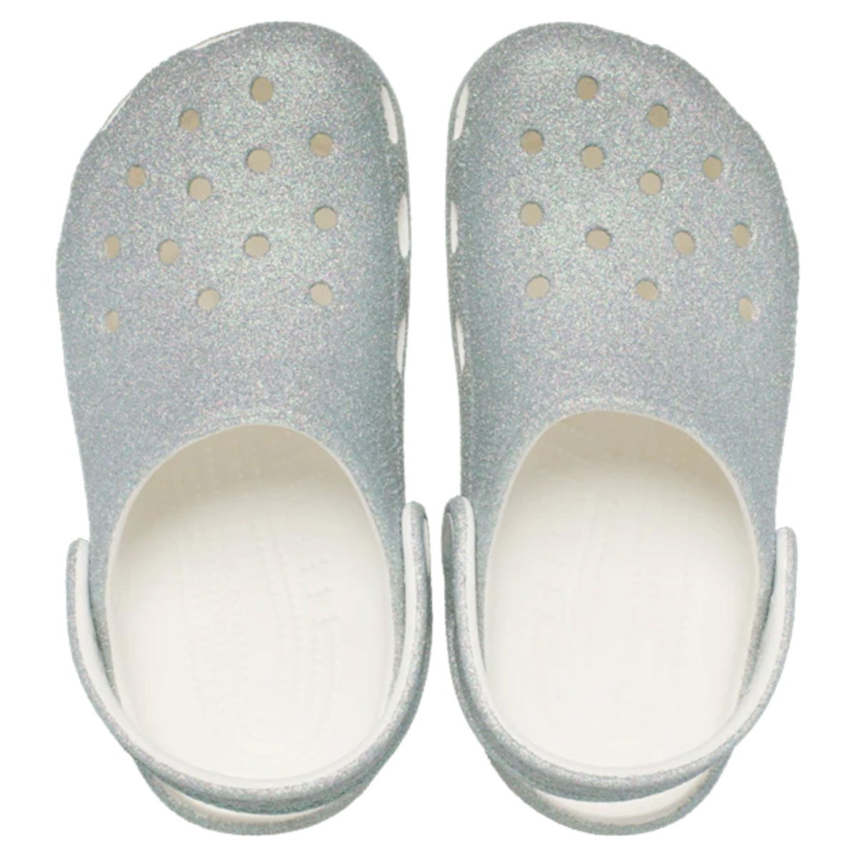Classic Iridescent Glitter Çocuk Beyaz Günlük Stil Terlik 210986_100