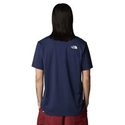 Simple Dome Erkek Mavi Outdoor T-Shirt NF0A87NG8K21