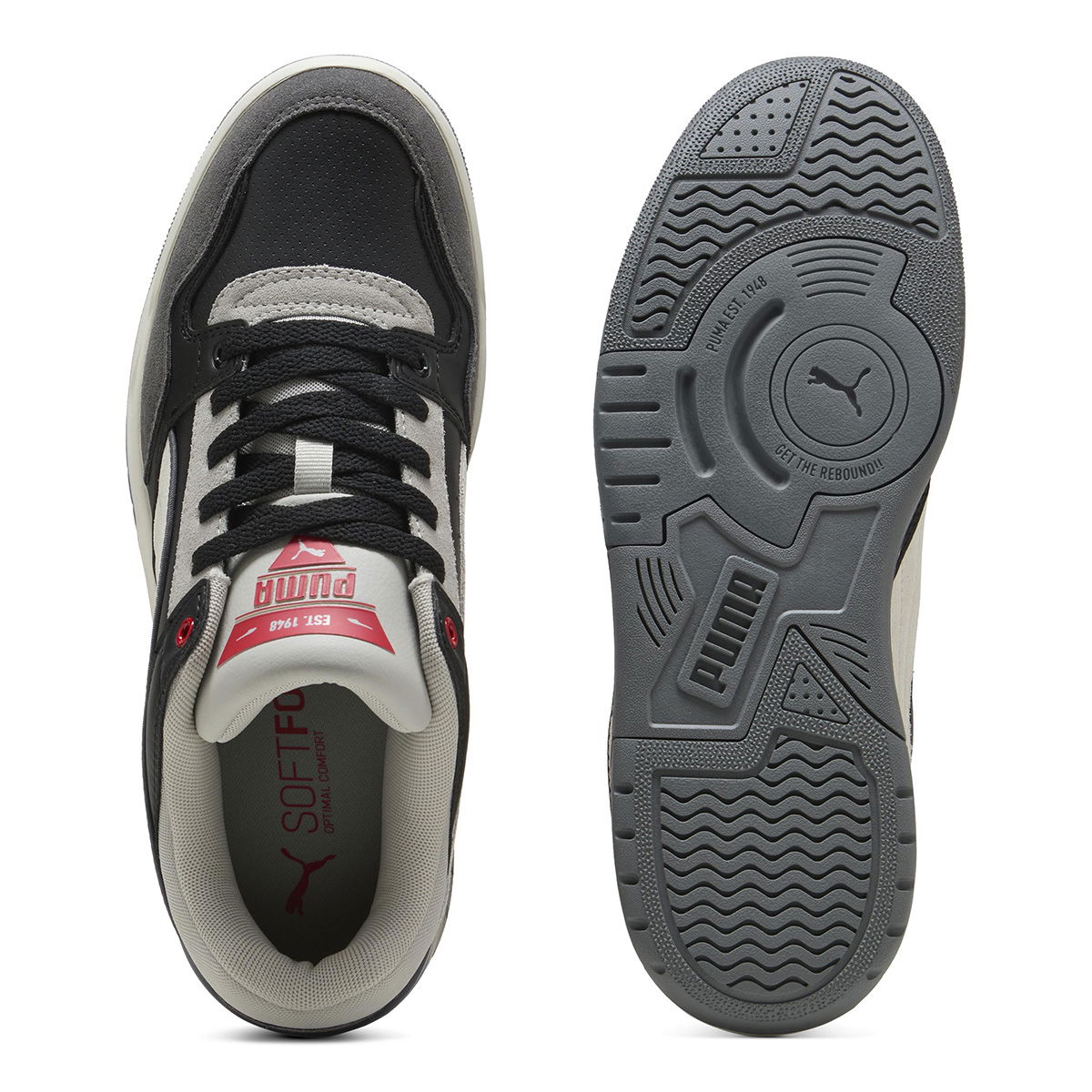 Rebound Retro Sd Erkek Siyah Sneaker Ayakkabı 40021403