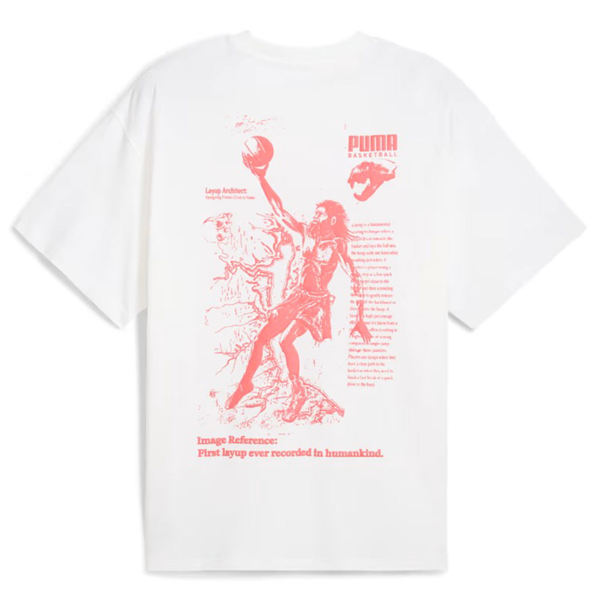 The First Buckets Erkek Beyaz Basketbol T-Shirt 63066601