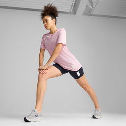 X Saysky Erkek Pembe Koşu T-Shirt 52684190